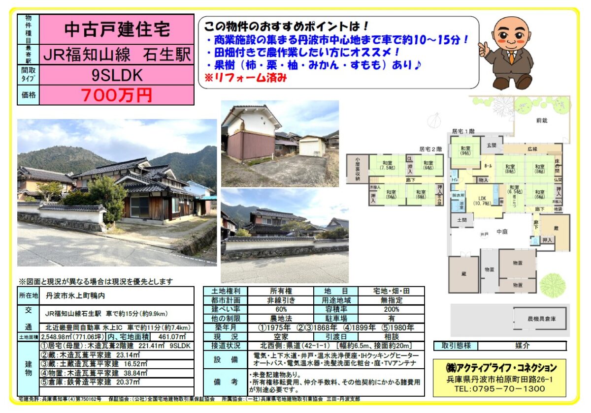 House in Tanba, Hyogo: photo 1